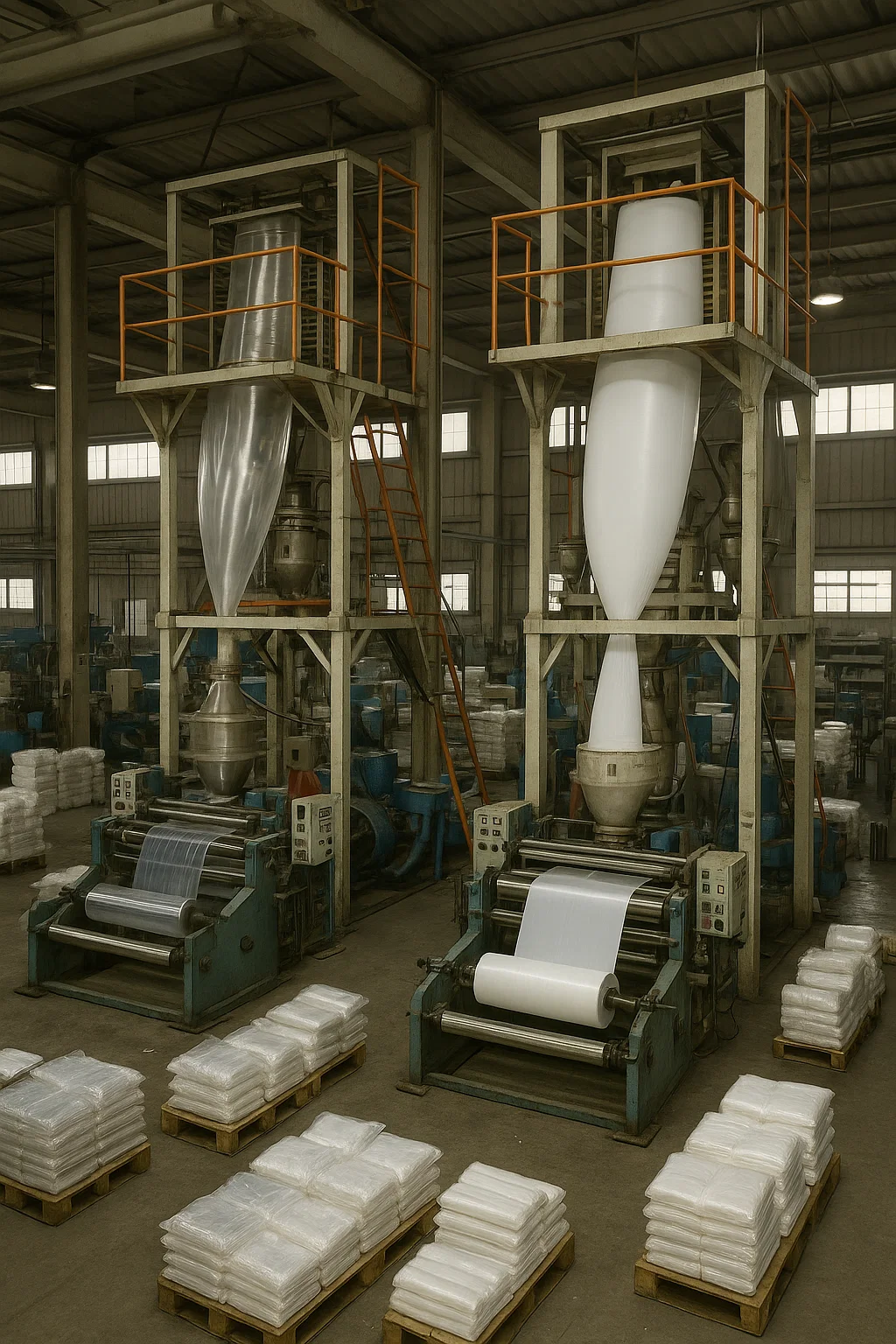 Plastic bag factories