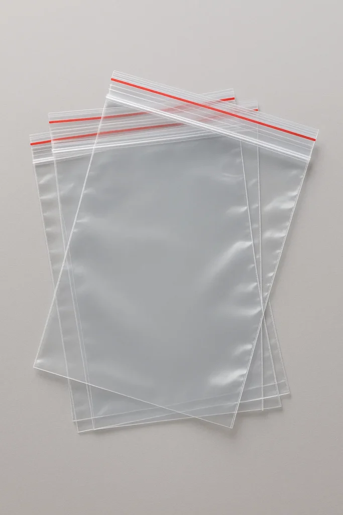 resealable plastic bags