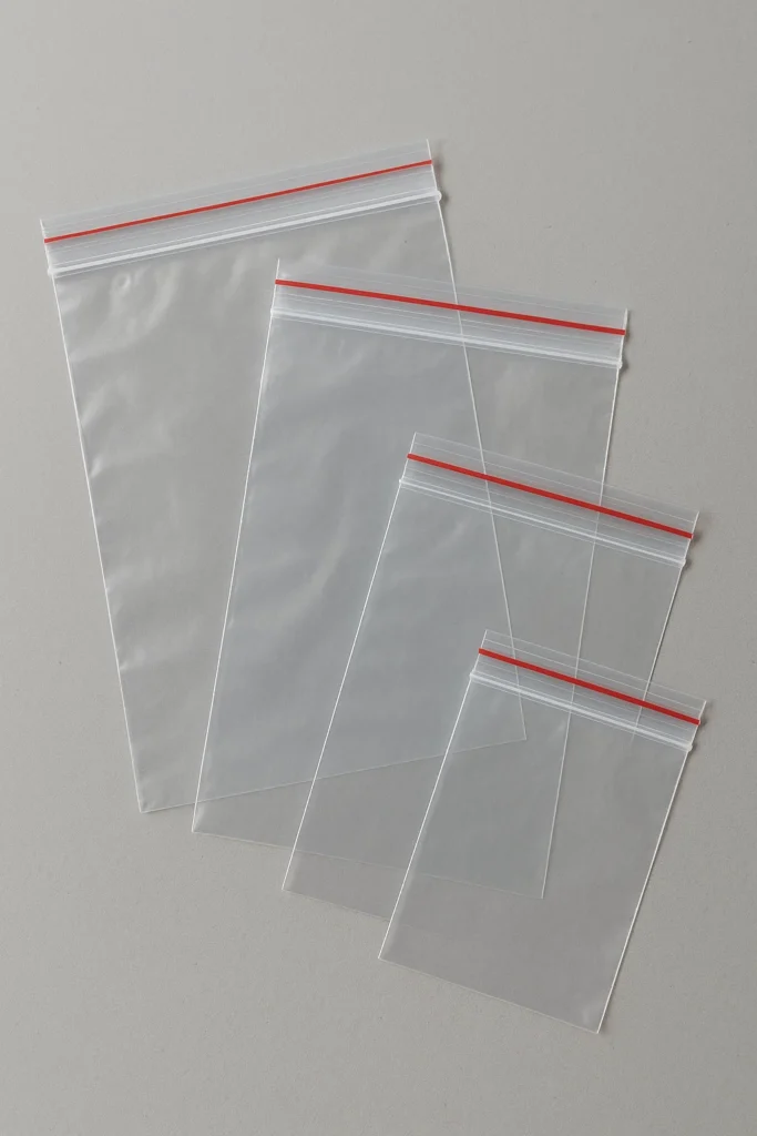 أكياس بلاستيك بسحاب