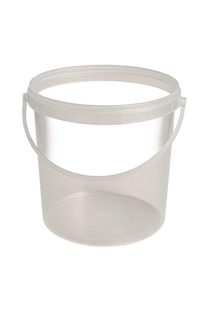 جردل بلاستيك شفاف