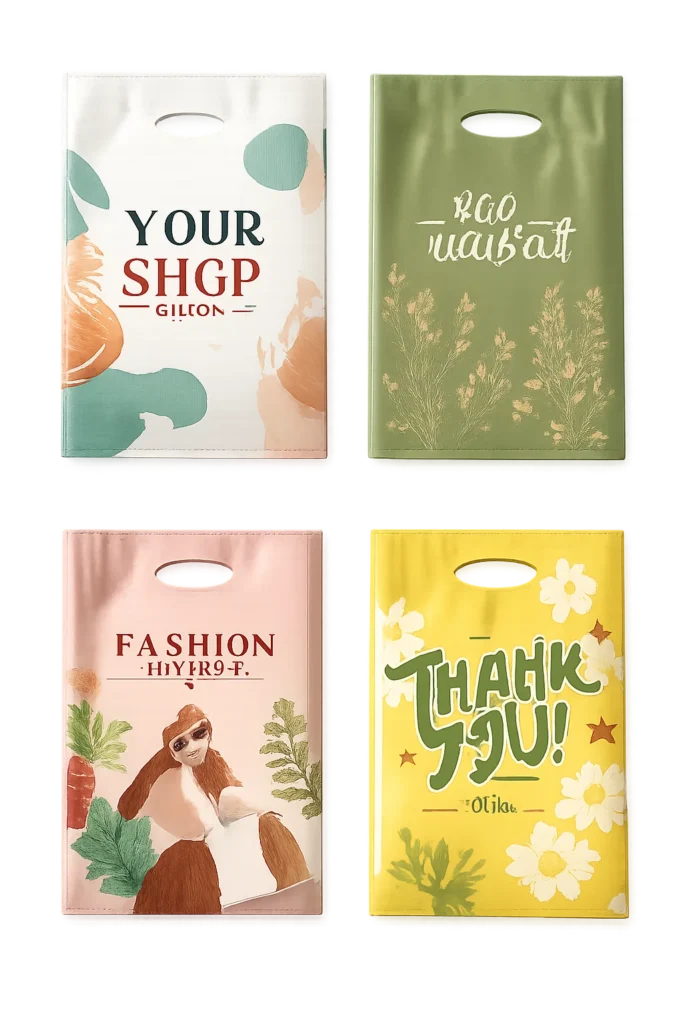 شنط بلاستيك للمحلات psd