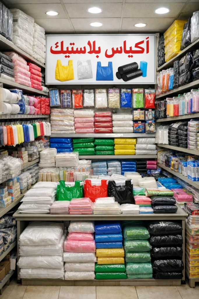 محل اكياس بلاستيك